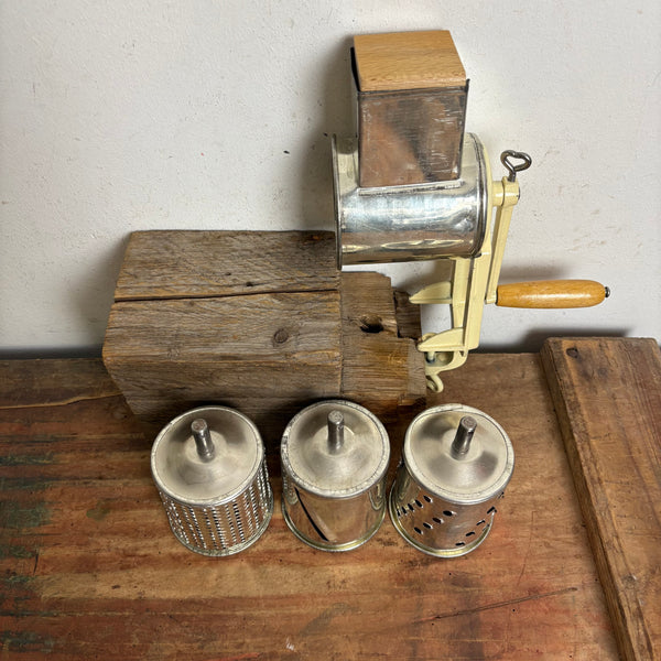 Vintage Tisch Trommel Reibe