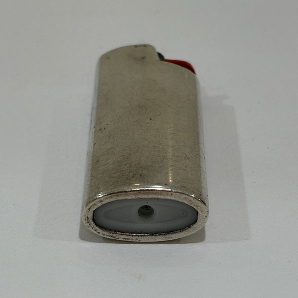 Vintage Mini Bic Feuerzeug Etui Hülle aus Sterling Silber