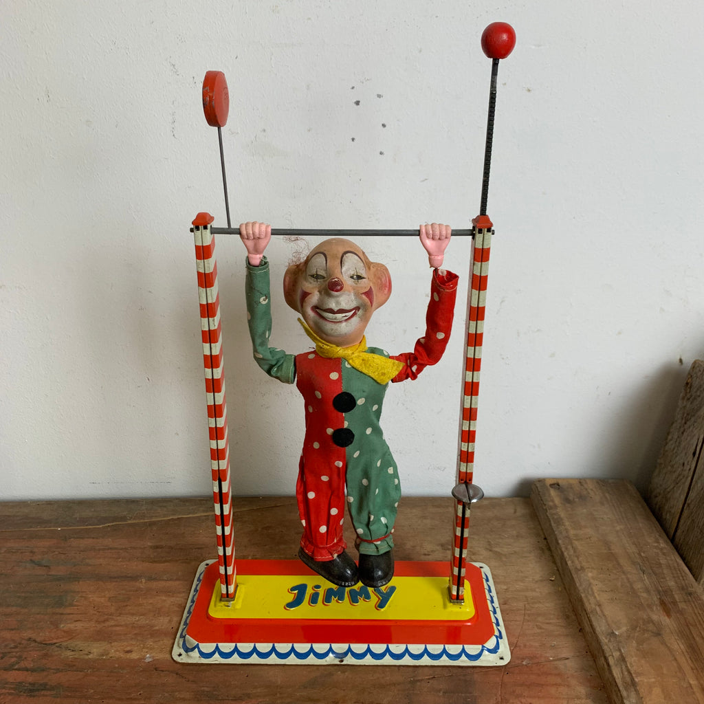 Arnold - Jouet - Jimmy Clown Trapéziste - 1940-1950 - France Arnold - Jouet - Jimmy Clown Trapéziste - 1940-1950 - France
