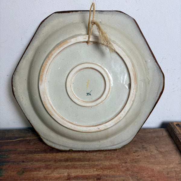 Vintage mexikanische Keramik Wandteller Sonne Mond von Jorge Wilmot Tonala