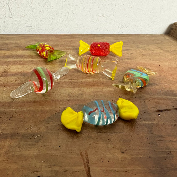 5 vintage Murano Glas Bonbon