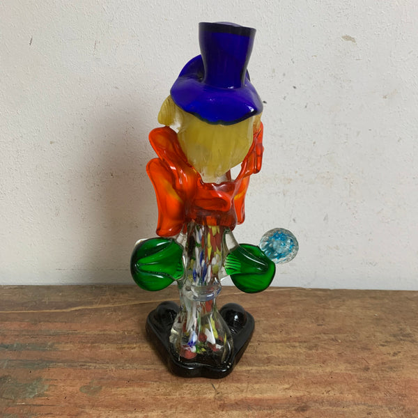 Vintage Murano Glas Skulptur Clown