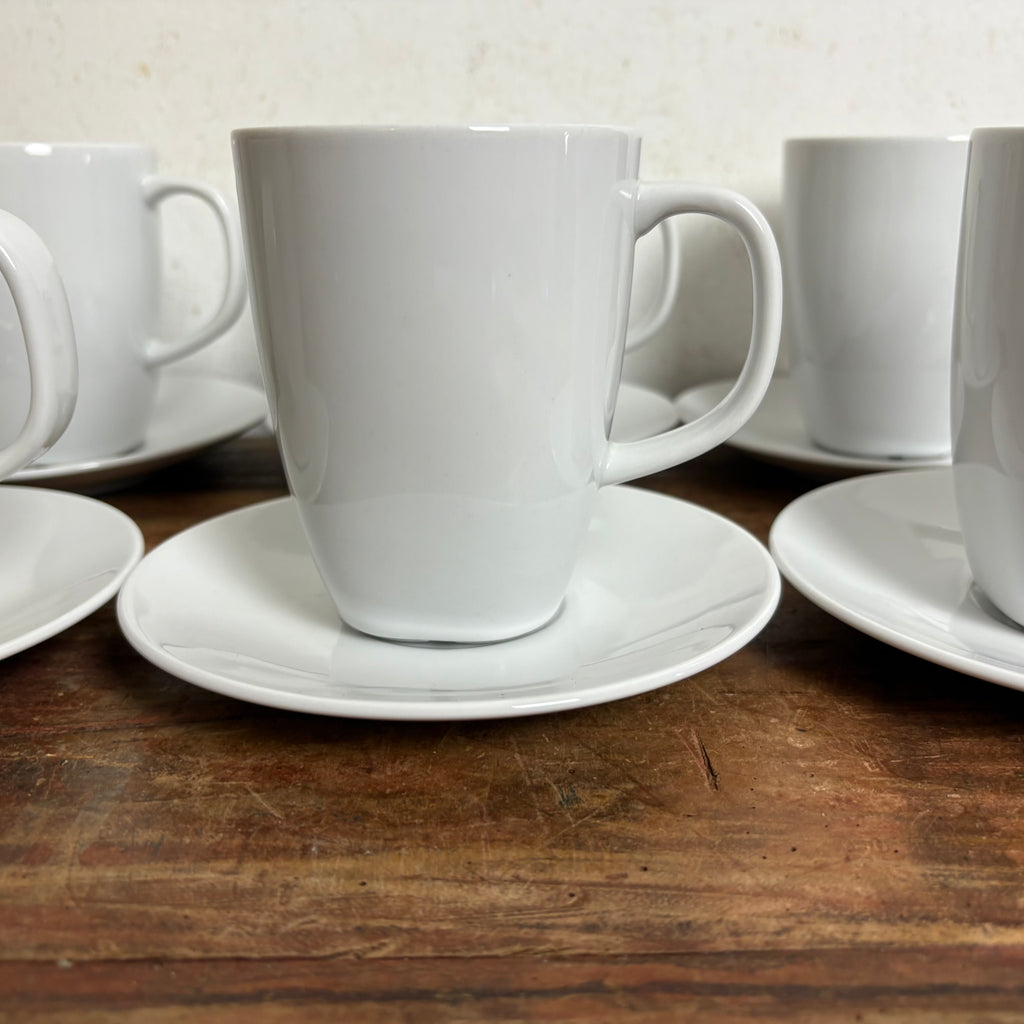 Vintage 6 Kaffeebecher Tassen mit Untertasse 365+ von Susan Pryke für – Trödelfuchs Vintage Shop