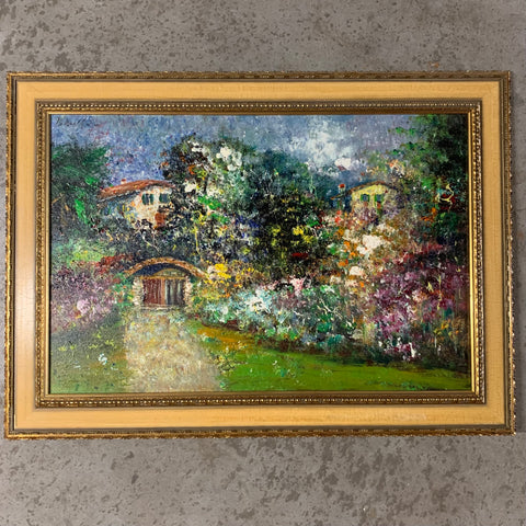 Ölgemälde Zaubergarten von Jean Roussillon