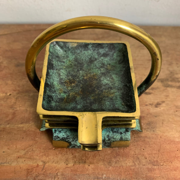 Mid Century Aschenbecher Set im Halter