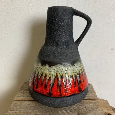 Vintage Fat Lava Keramik Vase von Dümler und Breiden 310/15