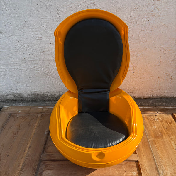 Vintage Space Age Design Senftenberger Ei Garden Egg Chair von Peter Ghyczy