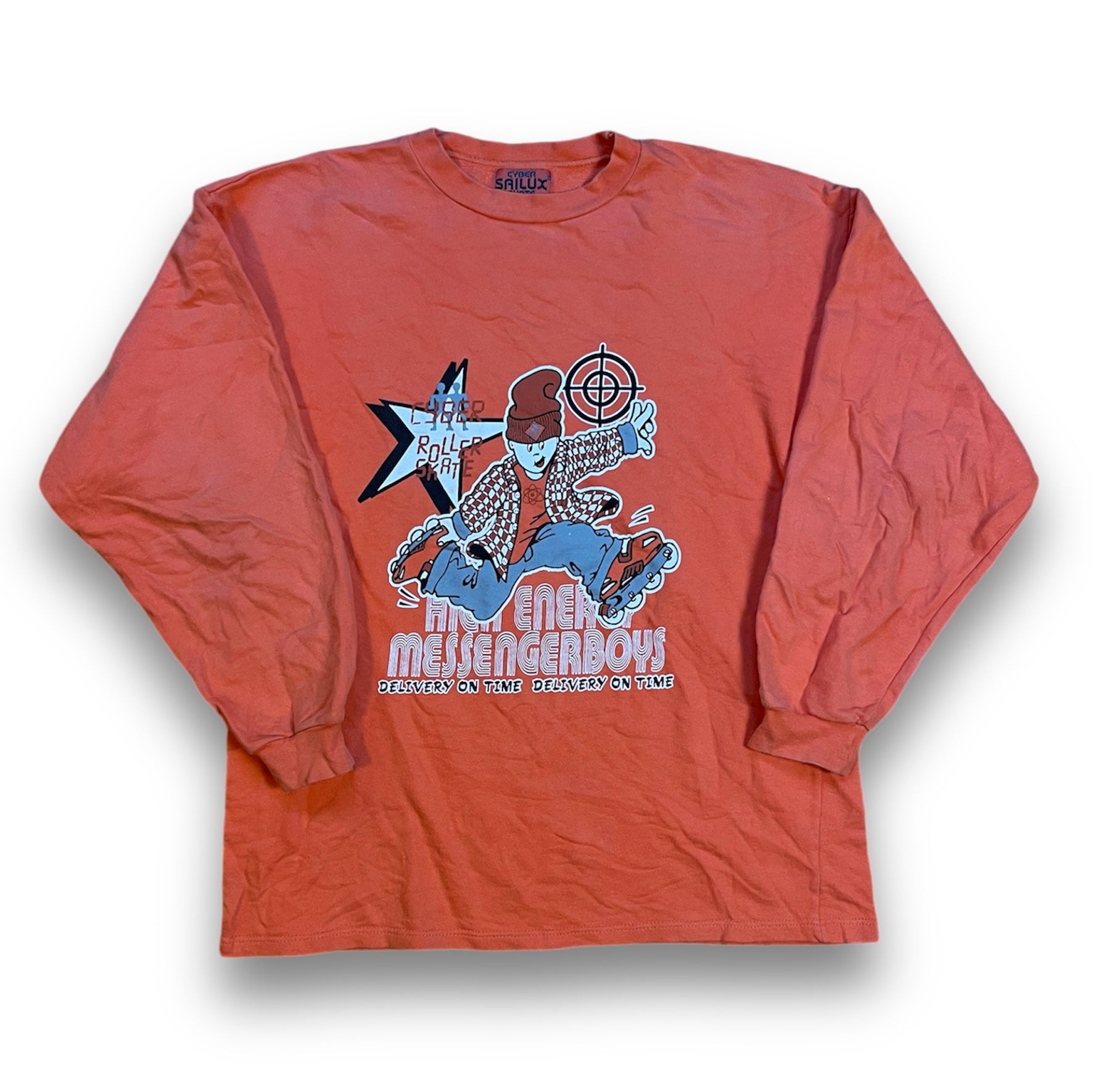 Roller Skate Longsleeve Y2K Vintage – Trödelfuchs Vintage Shop