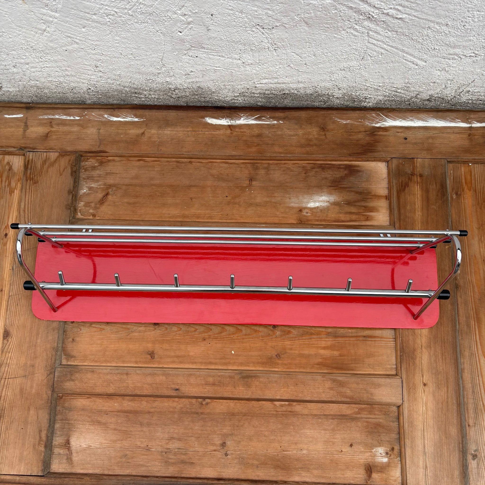 Vintage Mid Century Wand Garderobe