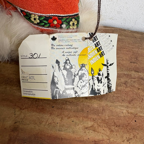 Vintage Mid Century Inuit Puppe