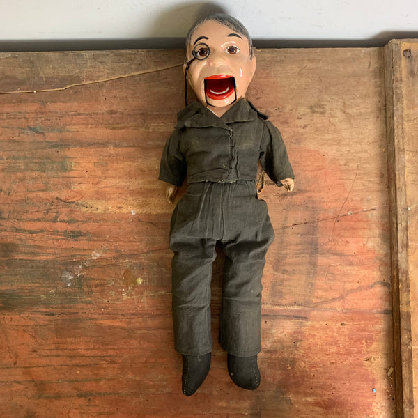 Vintage String Mouth Slappy Doll Charlie McCarthy Ventriloquist Doll