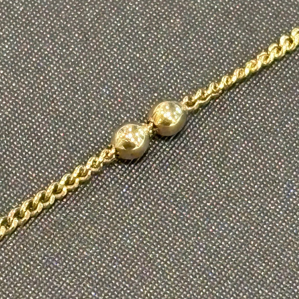 Feines 333er Goldarmband mit filigranen Goldkügelchen – eleganter Schmuck von FBM