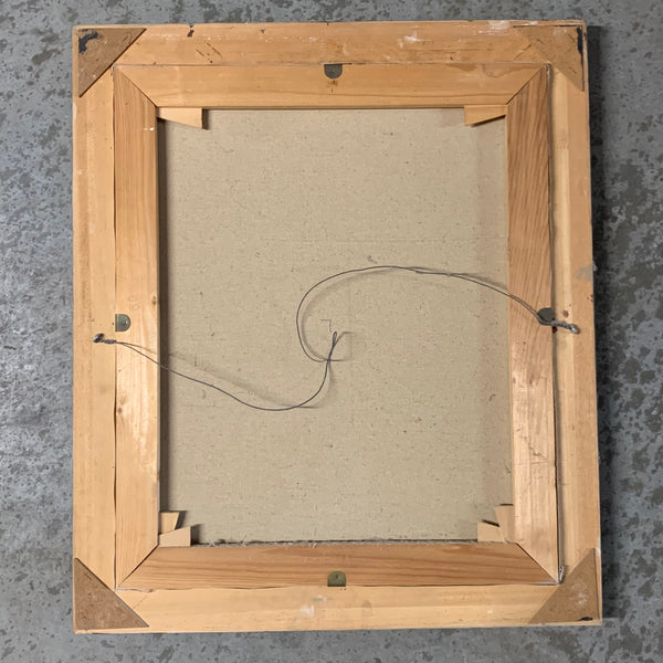 Ölgemälde Birken am Bach von Mürr