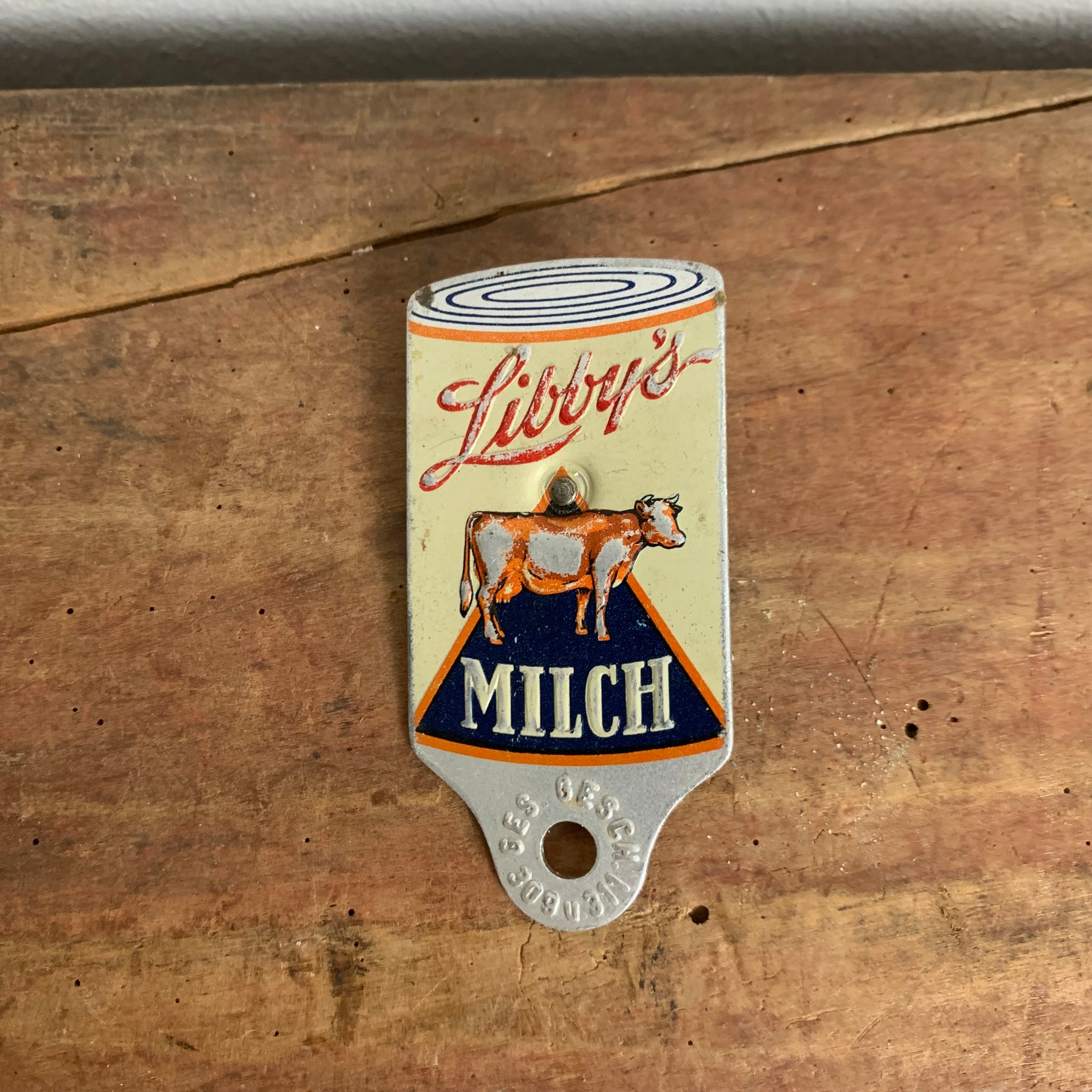 Vintage Milchdosen Öffner von Libby’s Milch