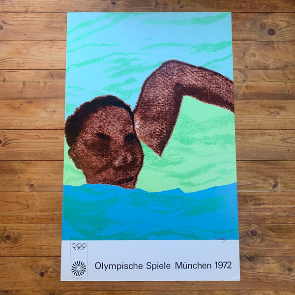 Pop Art Plakat Olympische Spiele 1972