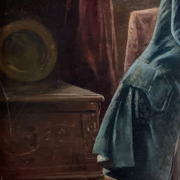 Ölgemälde Die Kunstliebhaber im Salon des Kardinals von August Hermann Knoop