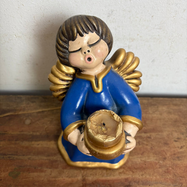 Original Bozener Keramik Engel blau von Thun