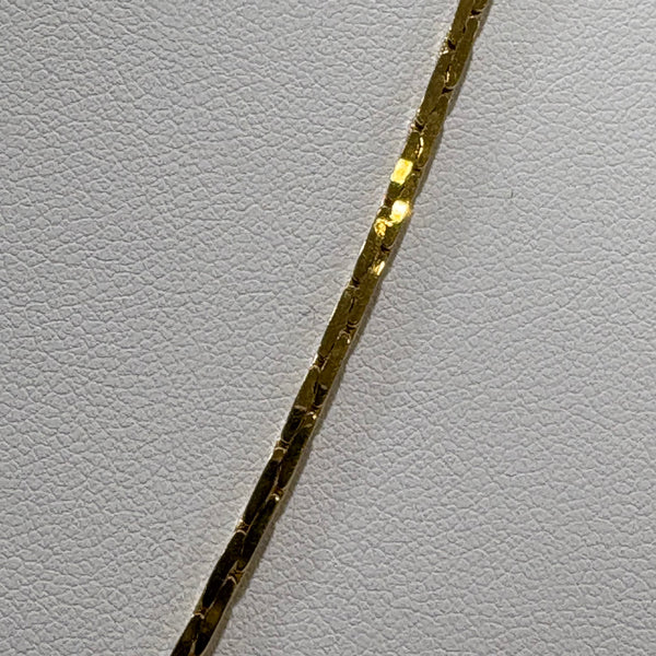 Kette mit Goldschleife 585er Gold in Y-Form