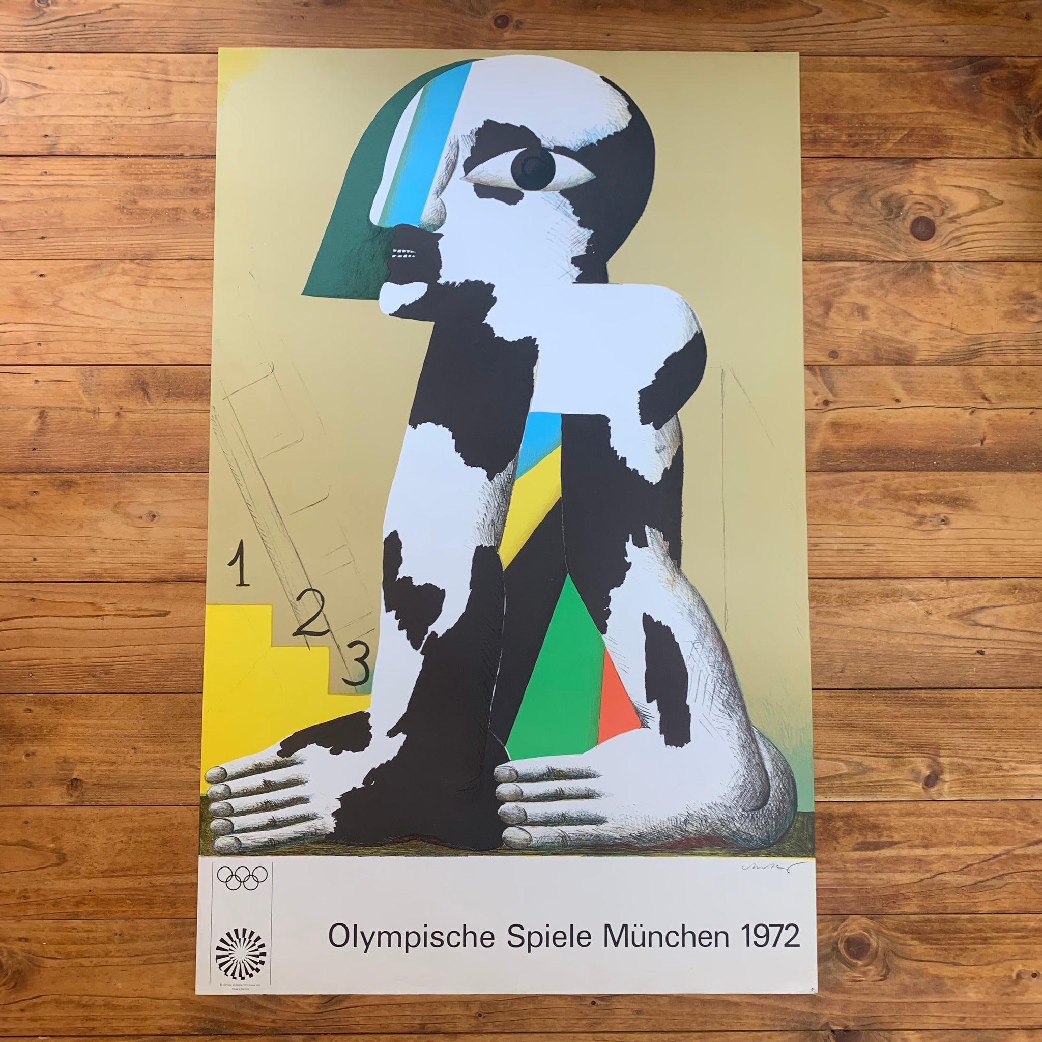 Pop Art Plakat Olympische Spiele 1972