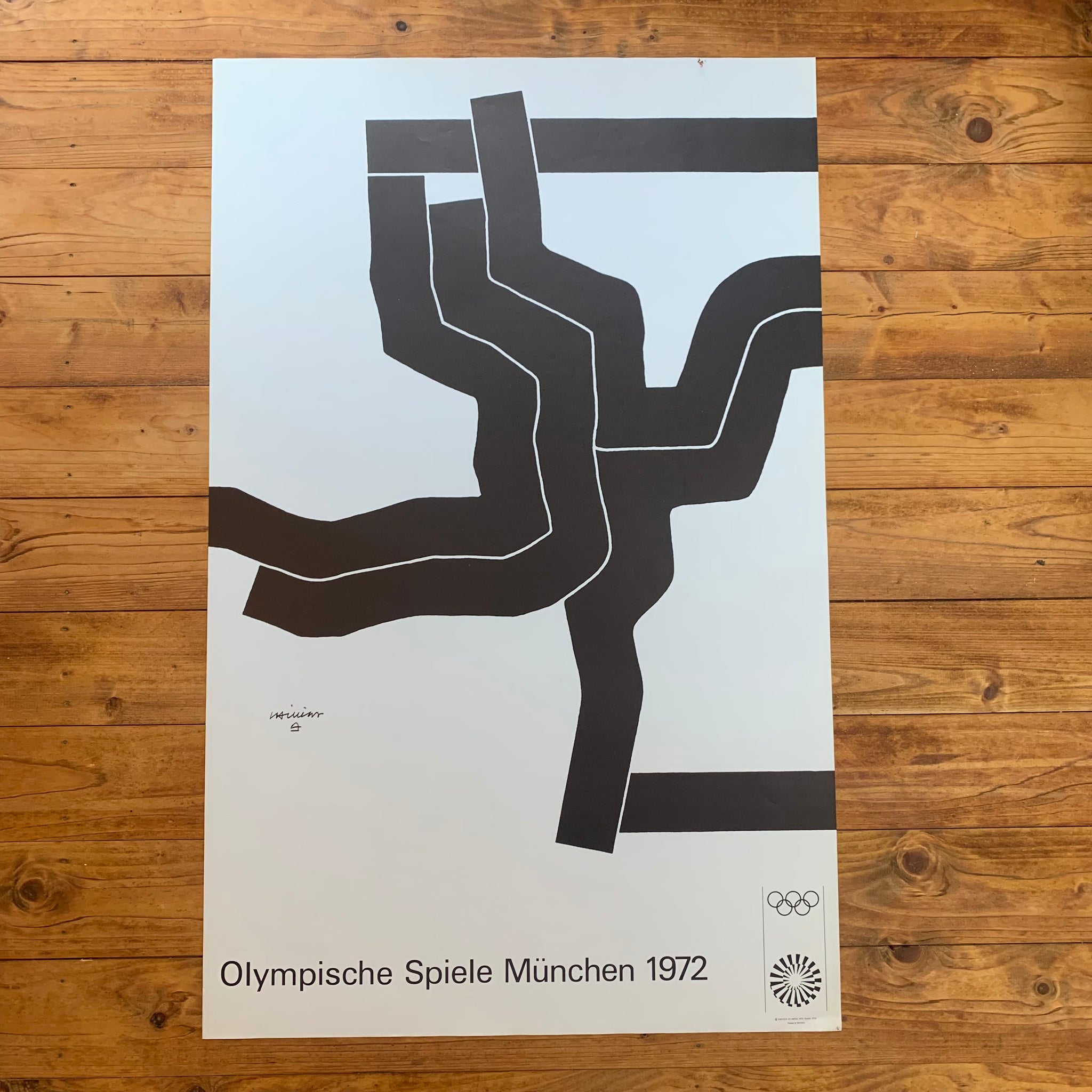 Pop Art Plakat Olympische Spiele 1972