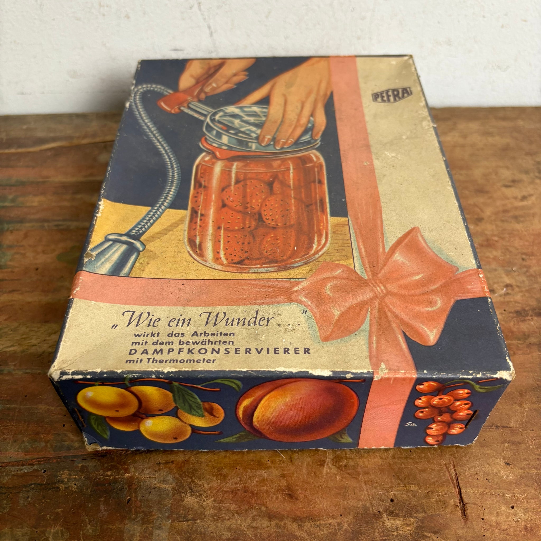 Vintage Dampfkonservierer
mit Thermometer von Perfa
