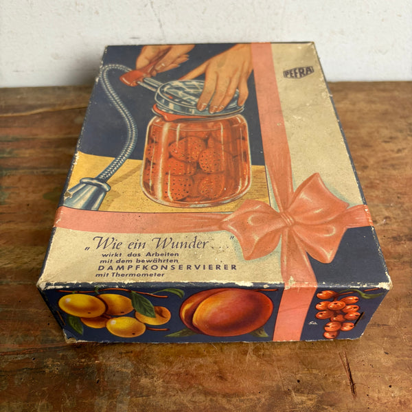 Vintage Dampfkonservierer
mit Thermometer von Perfa