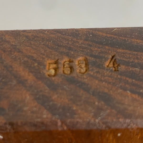 Vintage Teakholz Wasserwaage 33 VN / 50 cm von Stabila