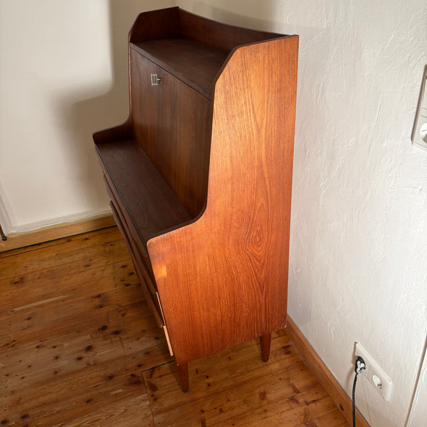 Vintage Mid Century Teak Holz Sekretär dänisches Design