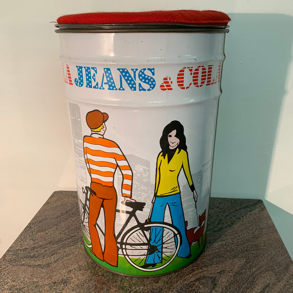 Vintage Sitztonne Jeans & Cola