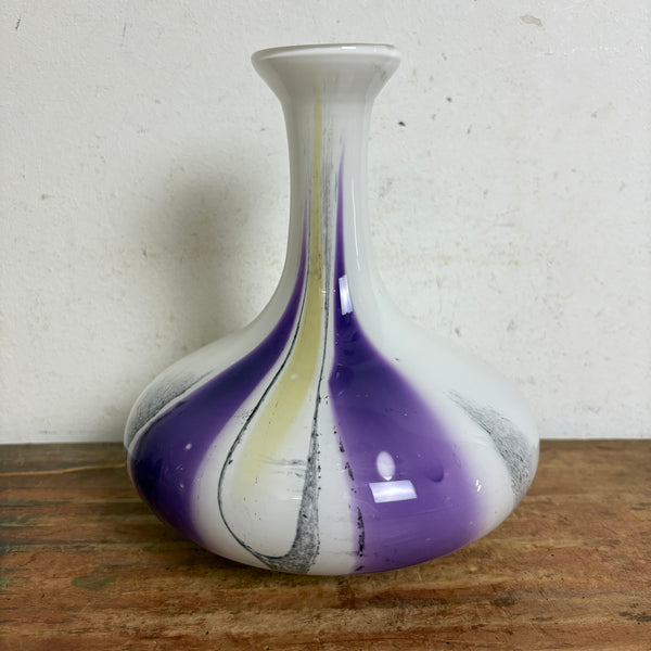 Vintage Postmoderne Art Glasvase von Hans Jürgen Richartz für Richartz Art Collection