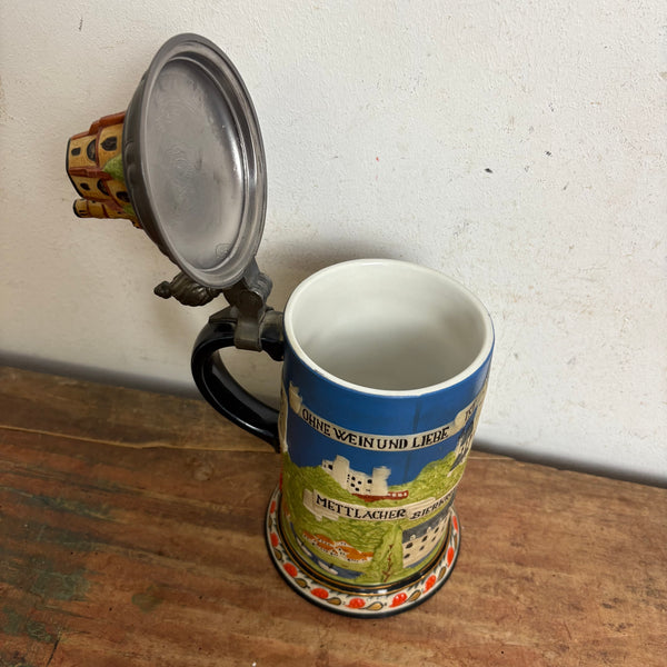 Vintage limitierter Bierkrug von Villeroy und Boch Mettlach