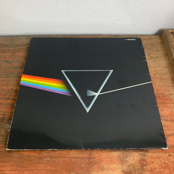 LP Pink Floyd The Dark Side Of The Moon 1973 mit 2 Poster und 2 Sticker