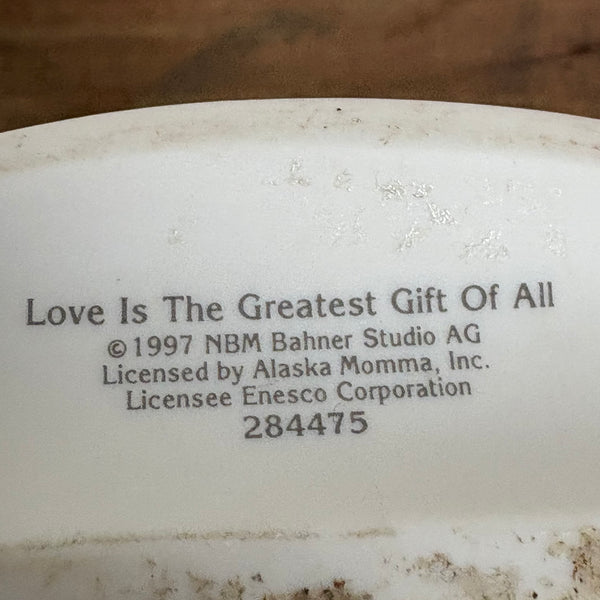 Vintage Figur Love Is The Greatest Gift Of All
