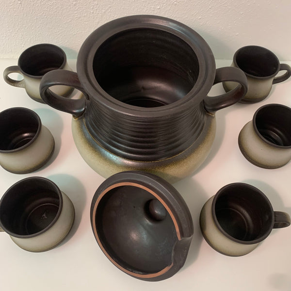 Vintage Keramik Bowle Service