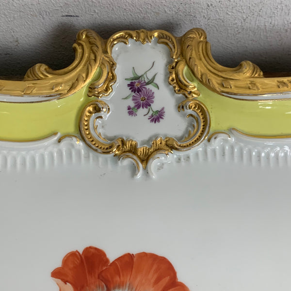 Große Prunkplatte von Meissen