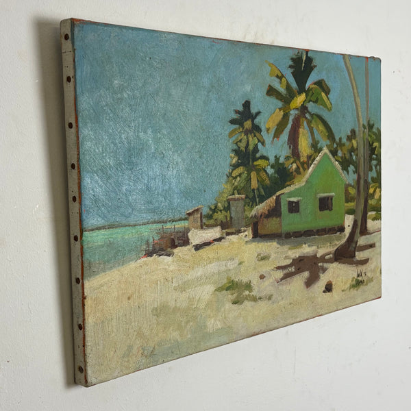 Ölgemälde Strand Idyll