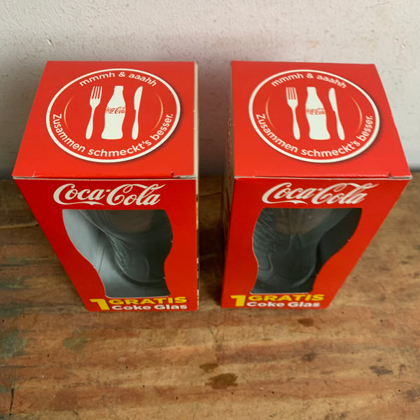2 Coca-Cola Glas mmmh & aaahh Zusammen schmeckt´s besser
