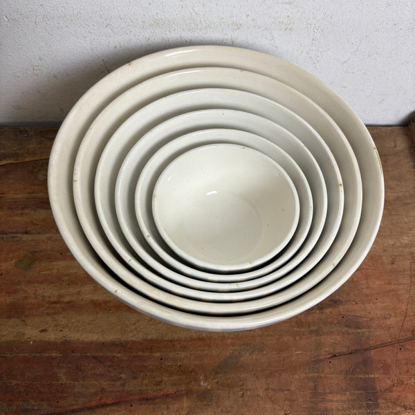 Vintage Mid Century Keramik Küchen Schüssel Set