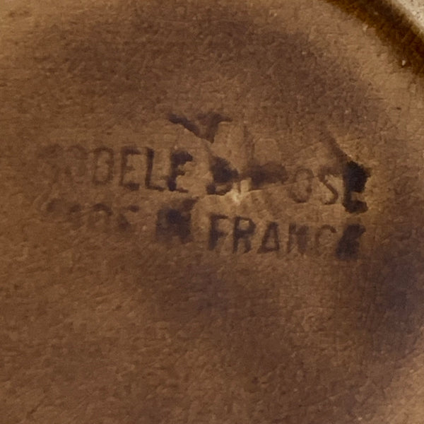 Vintage 4er Set Keramik Schneckenpfännchen von Depose France