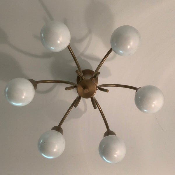 Vintage Spider Deckenlampen von Honsel