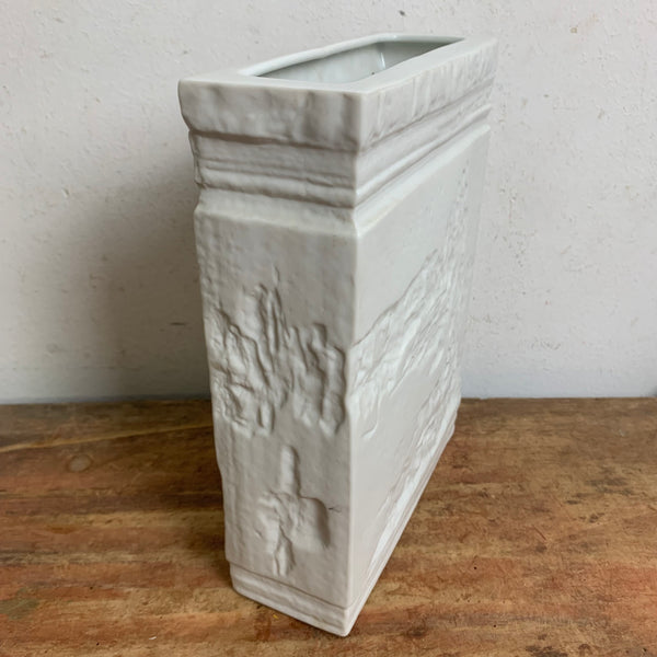 Op Art Porzellan Vase von Martin Freyer für Rosenthal