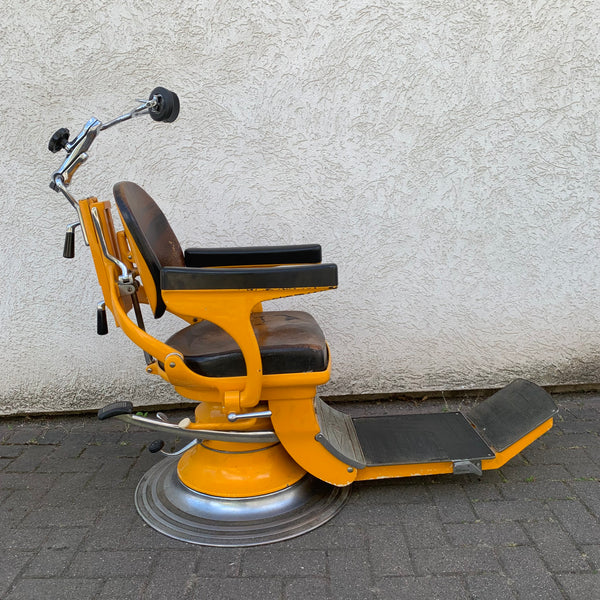 Vintage Zahnarztstuhl mit Behandlungseinheit