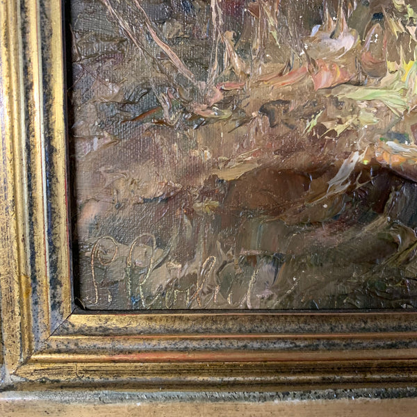 Ölgemälde Solinger Wald von Siegfried Rochel