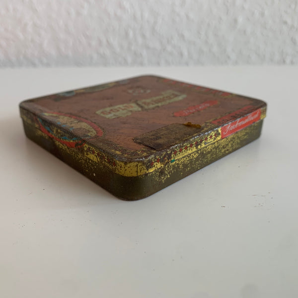 Vintage Zigaretten Blechdose Gold Anker Piccolo Cigaretten