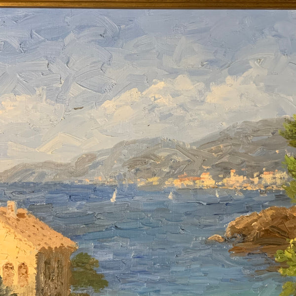 Ölgemälde Côte d‘Azur von Lucien Chanay