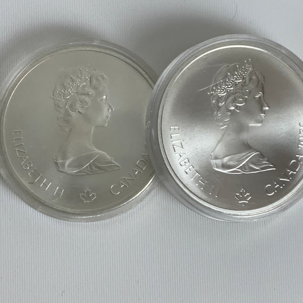 10 Silber Dollar Kanada Olympische Spiele Montreal 1976