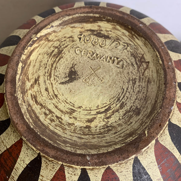 Mid Century Keramik Vase von Dümler und Breiden 1088-27