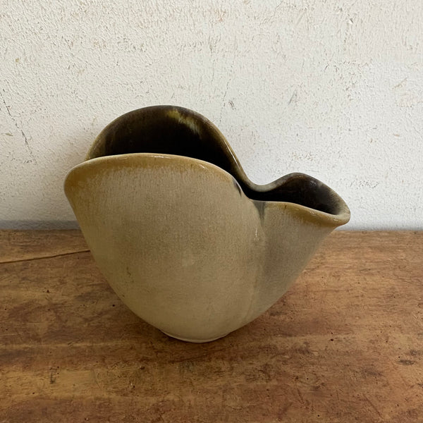 Vintage Mid Century Studio Keramik Vase von Fritz van Daalen 39/3