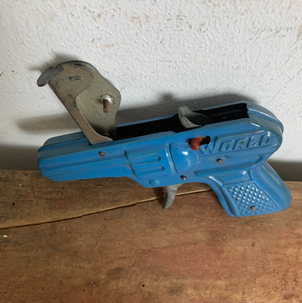 Vintage Spielzeugpistole Blechspielzeug