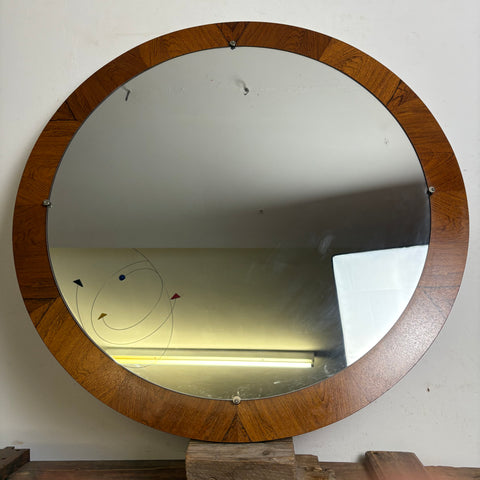Vintage Mid Century Rosewood Spiegel